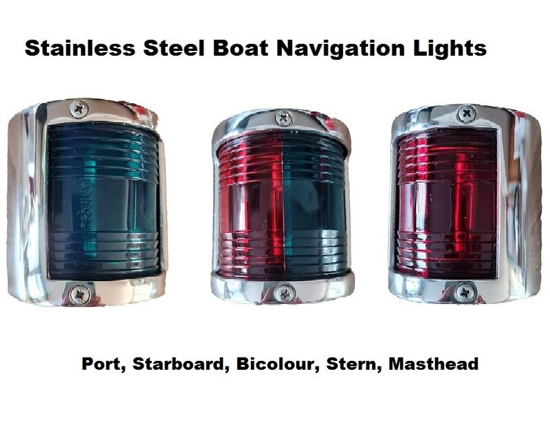 Boat Navigation Lights Stainless Steel