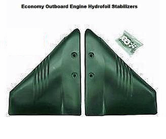 Outboard Engine Hydrofoil Stabilizer