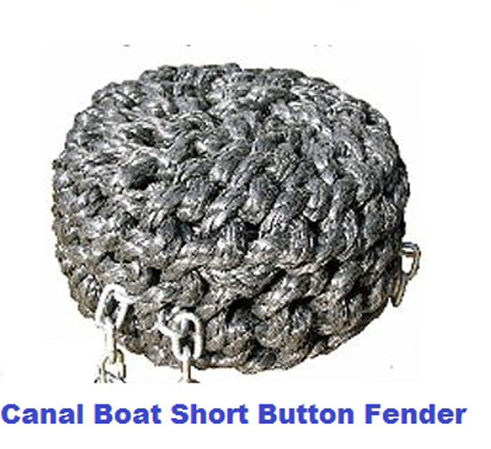 Canal Boat Short Button Rope Fender