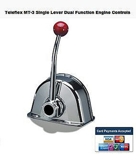 Single Lever Boat Engine Controls Stainless Steel