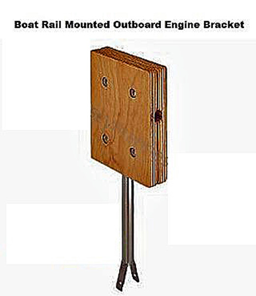 Outboard Engine Bracket Rail Mounted