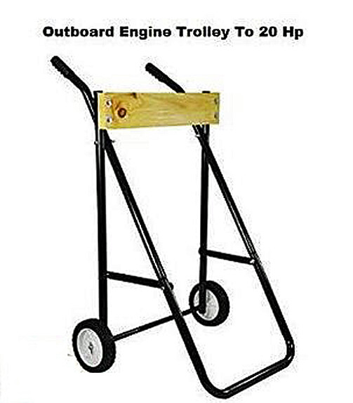 Lightweight outboard engine trolley to 20hp
