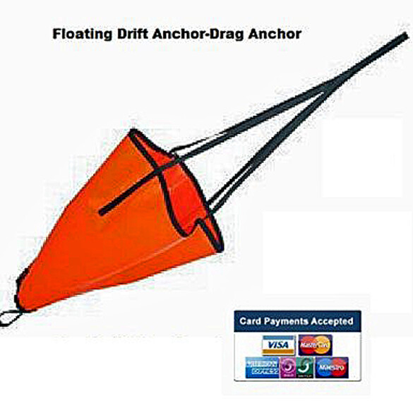 Boat fishing drag floating anchor