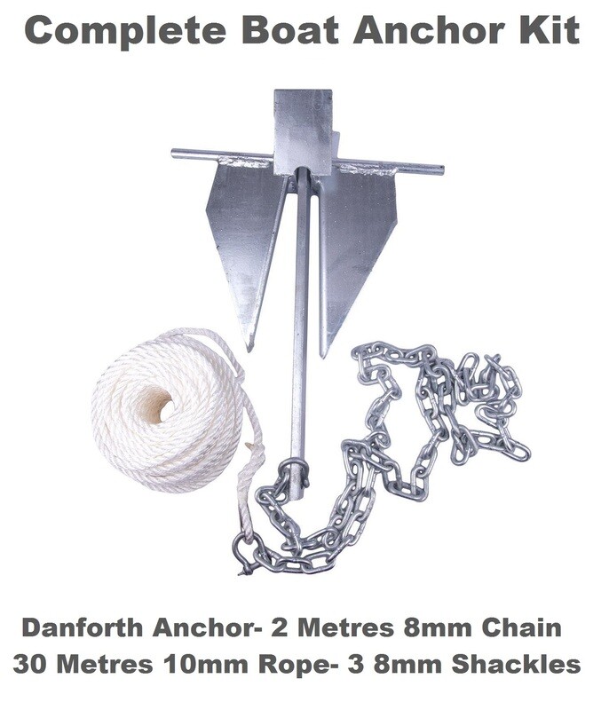 Complete boat anchor kit