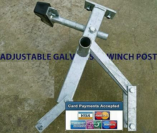 Boat Trailer Adjustable Winch Post