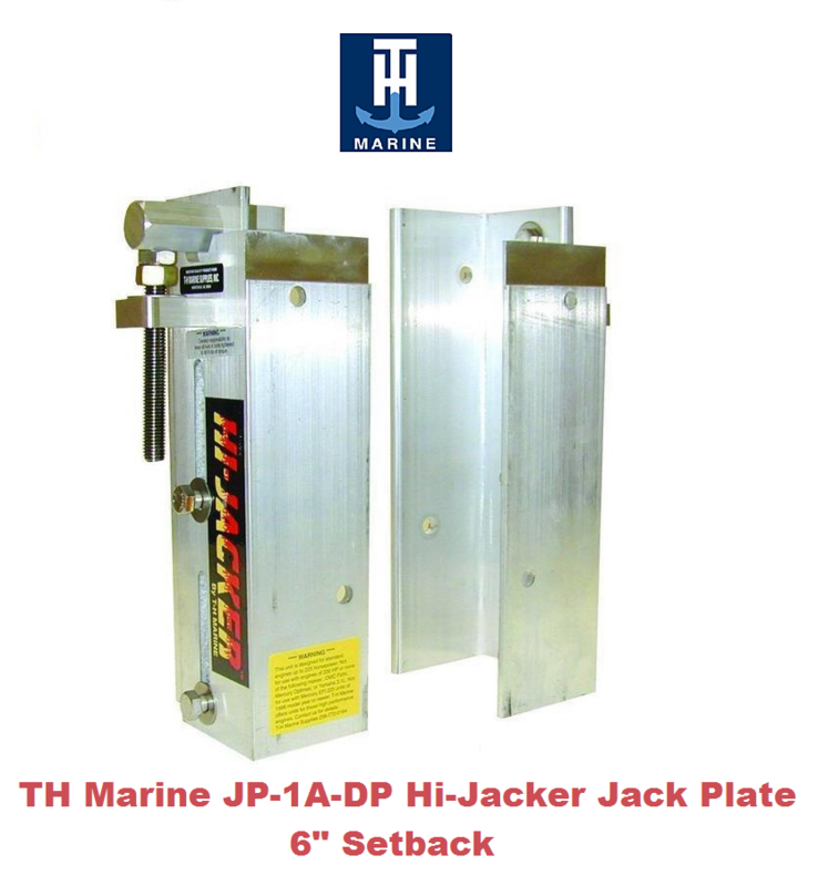 TH Marine JP-1A-DP Hi-Jacker Jack Plate 6&quot; Setback