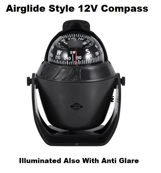 12v Illuminated Marine Compass 12v