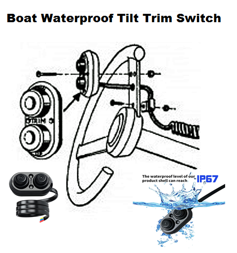 Outboard Engine Tilt Trim Switch