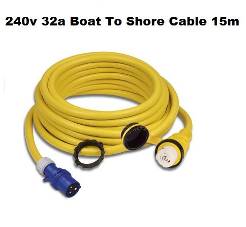 Boat To Shore Cable 240v 32amp 15 metres