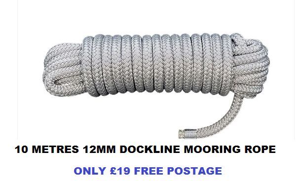 Mooring Line Rope 12mm 10 metres