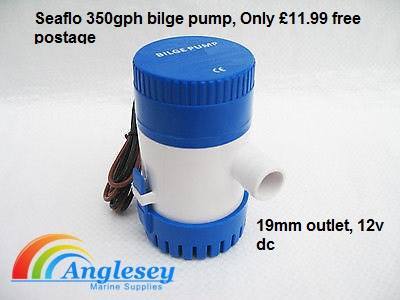 Seaflo 350gph boat bilge pump kit
