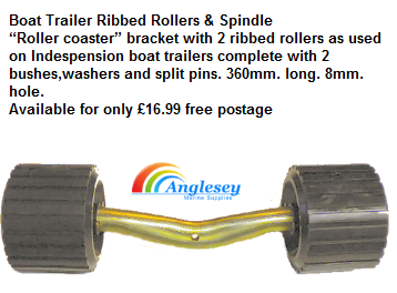 Boat Trailer Ribbed Rollers On Spindle
