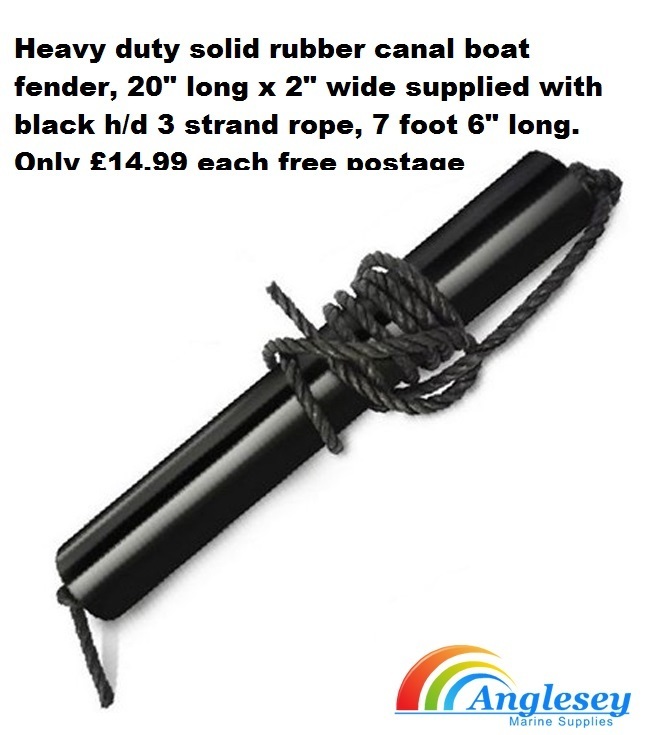 Long Traditional Canal Boat Fender