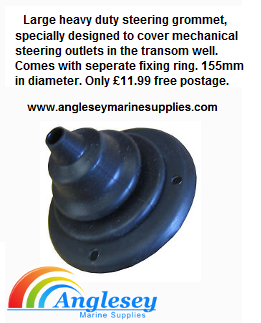 Boat steering steering &amp; control cable protective boot