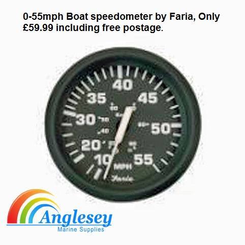 Boat speedometer faria 0-55mph