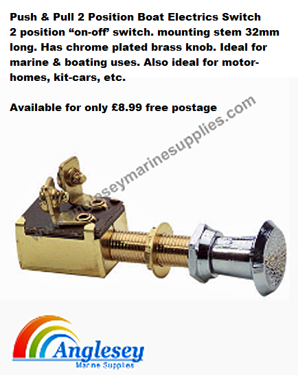 Boat On Off Push Pull Switch