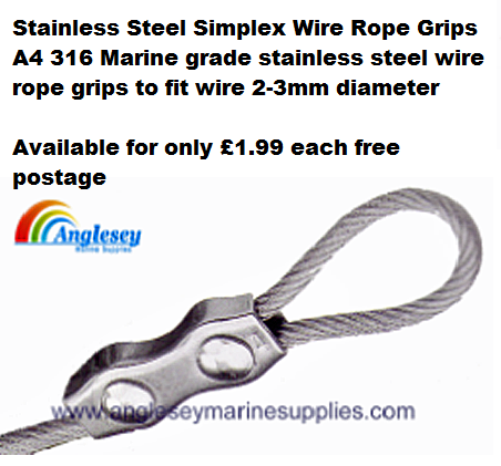 Stainless Steel Wire Rope Grip 2-3mm