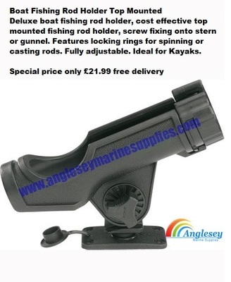 Boat Fishing Rod Holder Top Mounted Ideal For Kayaks