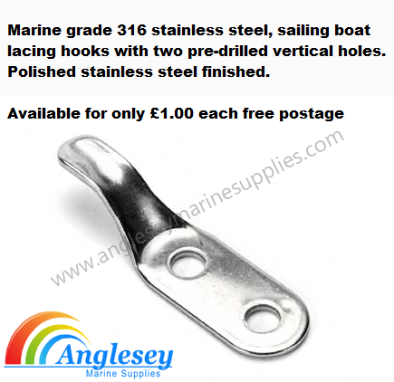 Stainless Steel Vertical Lacing Hooks