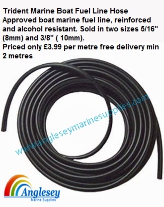 Boat fuel line marine grade 8mm bore £3.50 per metre