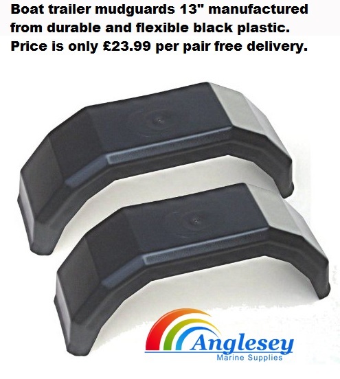 Boat Trailer Mudguards 13&quot; Per Pair