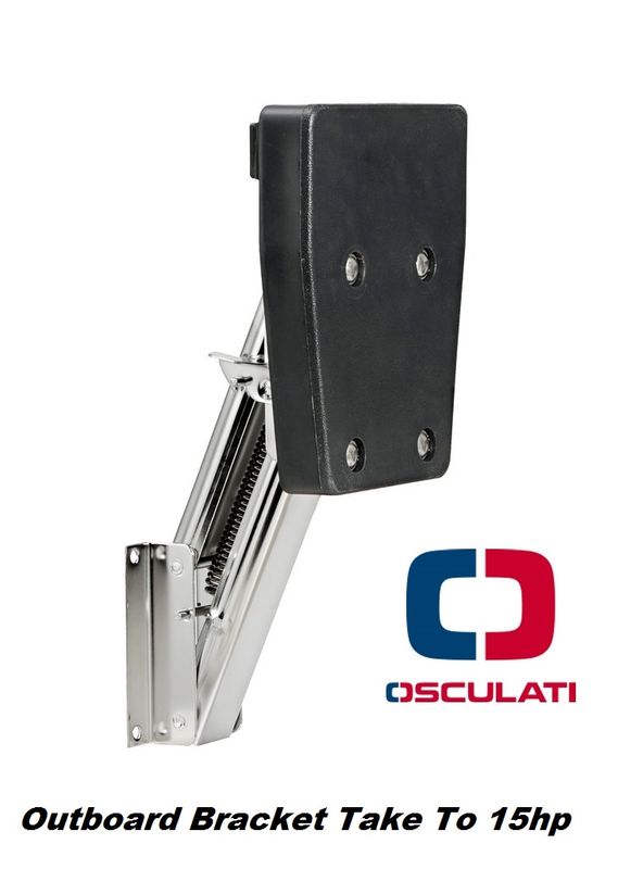 Stainless steel boat engine outboard bracket