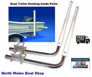 Boat trailer docking poles galvanised full kit