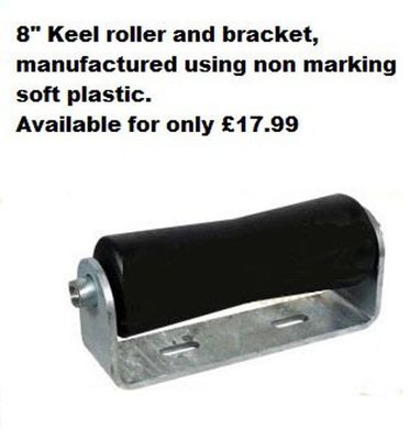 8" Keel Roller And Bracket