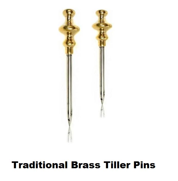 Brass Tiller Pins