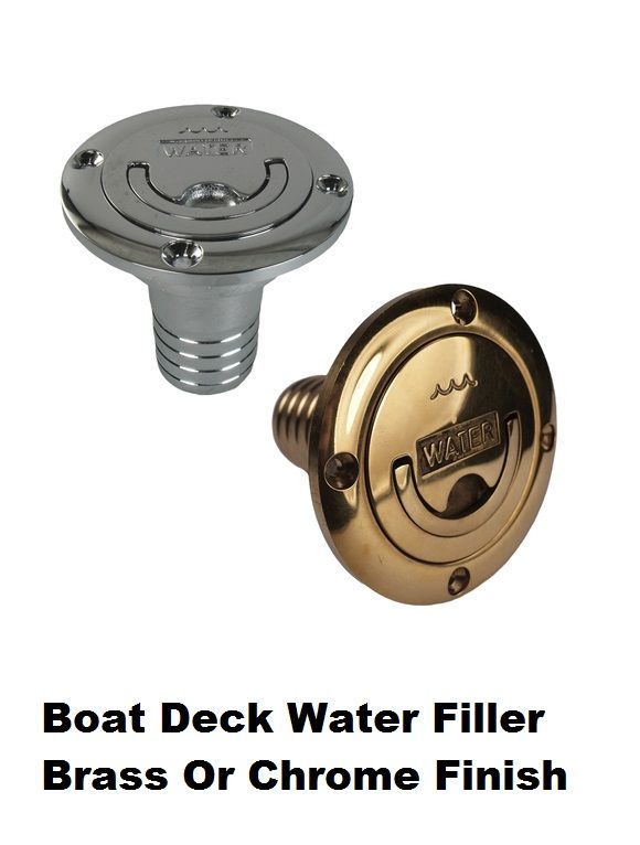 Boat Deck Water Filler Brass Or Chrome