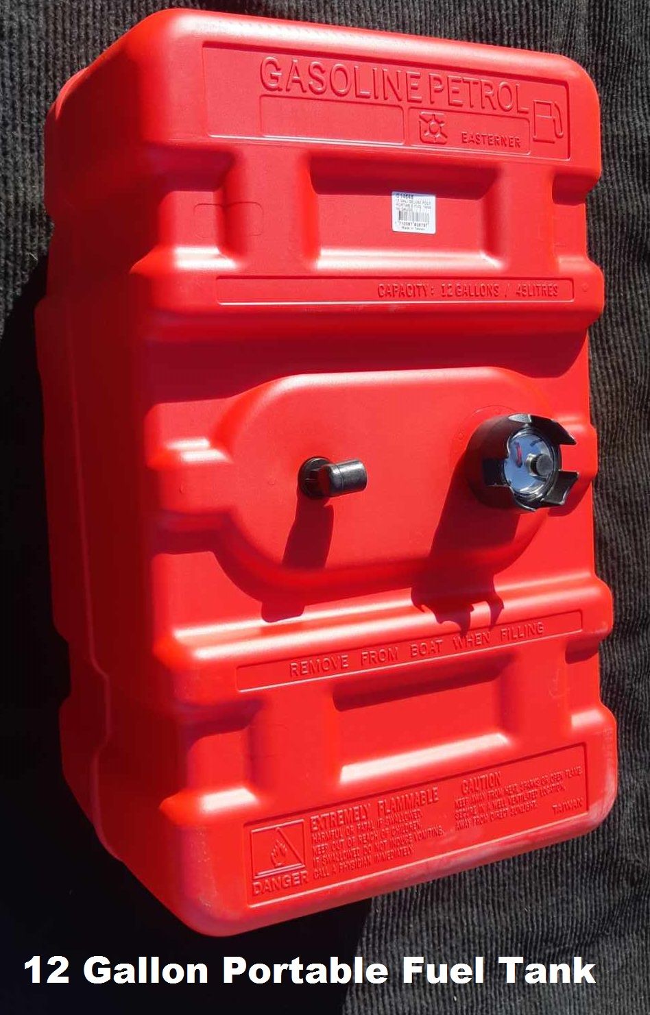Boat Fuel Tank Portable 12 Gallon