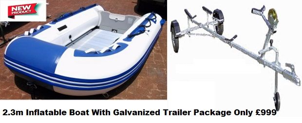 Inflatable Boat And Trailer Package