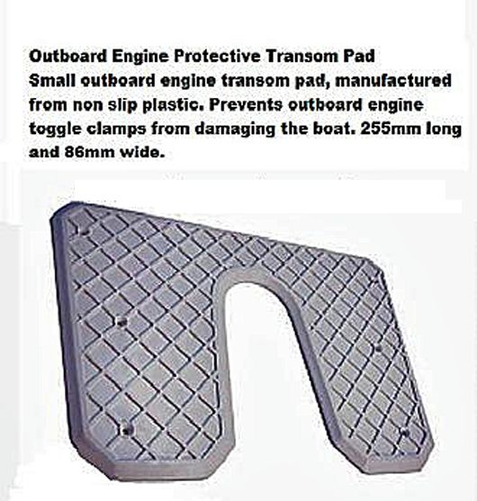 Outboard Engine Transom Protective Pad