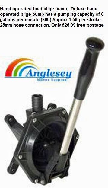 Manual operated bilge pump