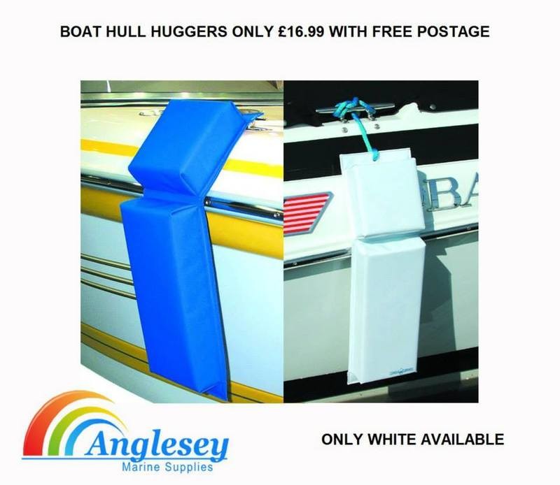 Boat fenders hull huggers in white