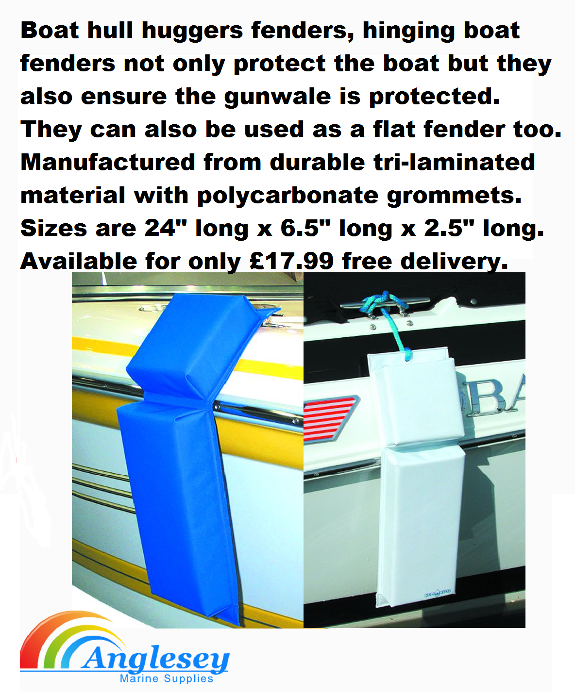Boat Hull Hugger Fenders