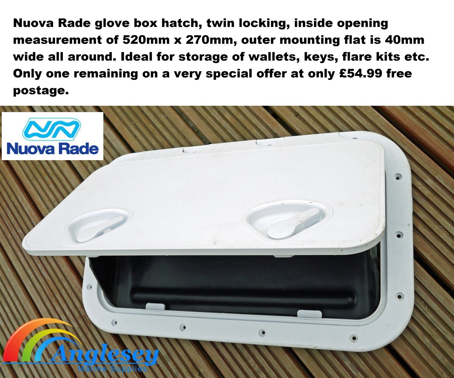Nuova Rade Boat Glove Box Hatch