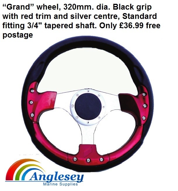 Grand boat steering wheel 320mm diameter