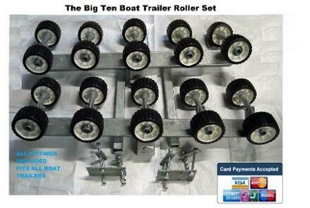 Boat Trailer Rollers Pair Of Ten Rollers