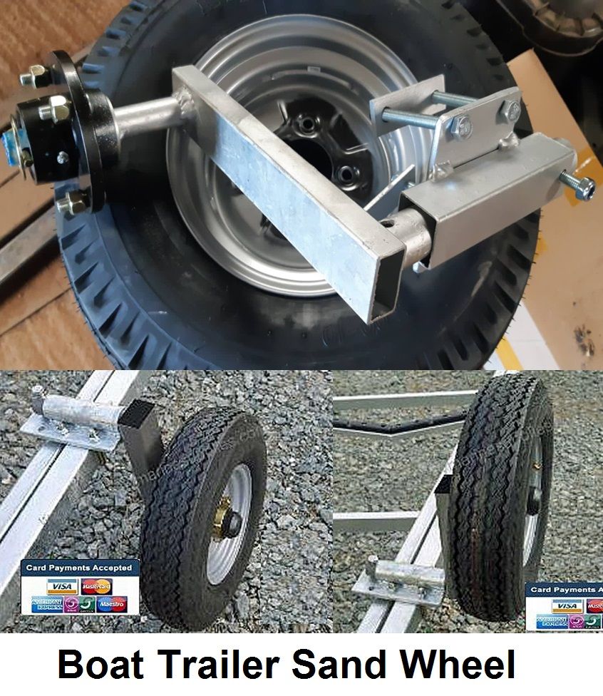 Boat trailer sandskipper wheel