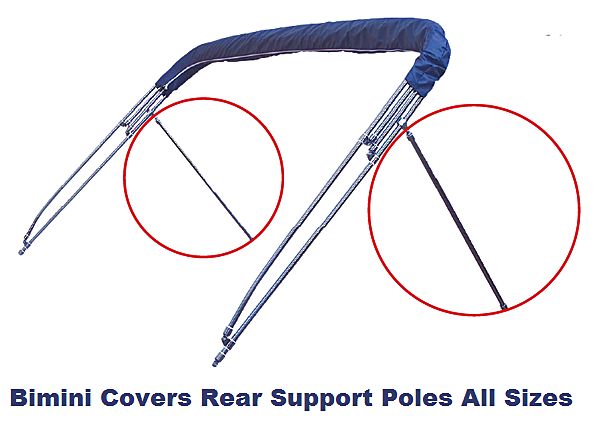 Bimini Covers Rear Support Poles