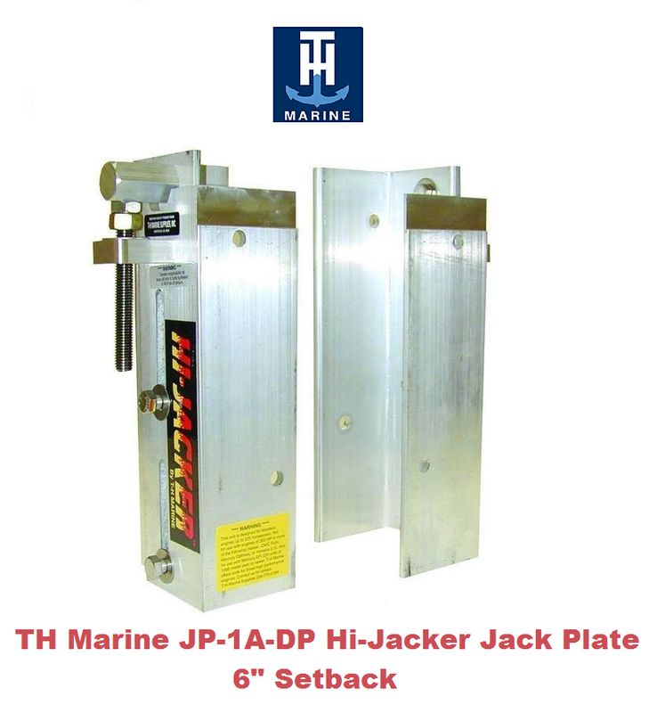 TH Marine JP-1A-DP Hi-Jacker Jack Plate 6" Setback
