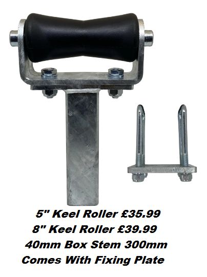 Boat Trailer Keel Rollers On T Bar