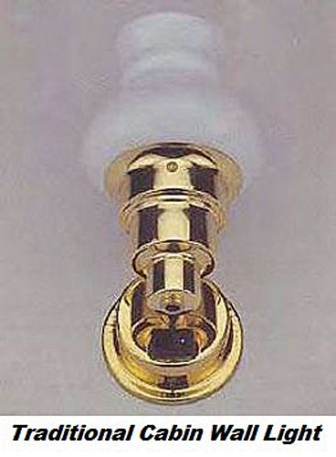 Traditional Boat Cabin Wall Light Normal Bulb Or Led