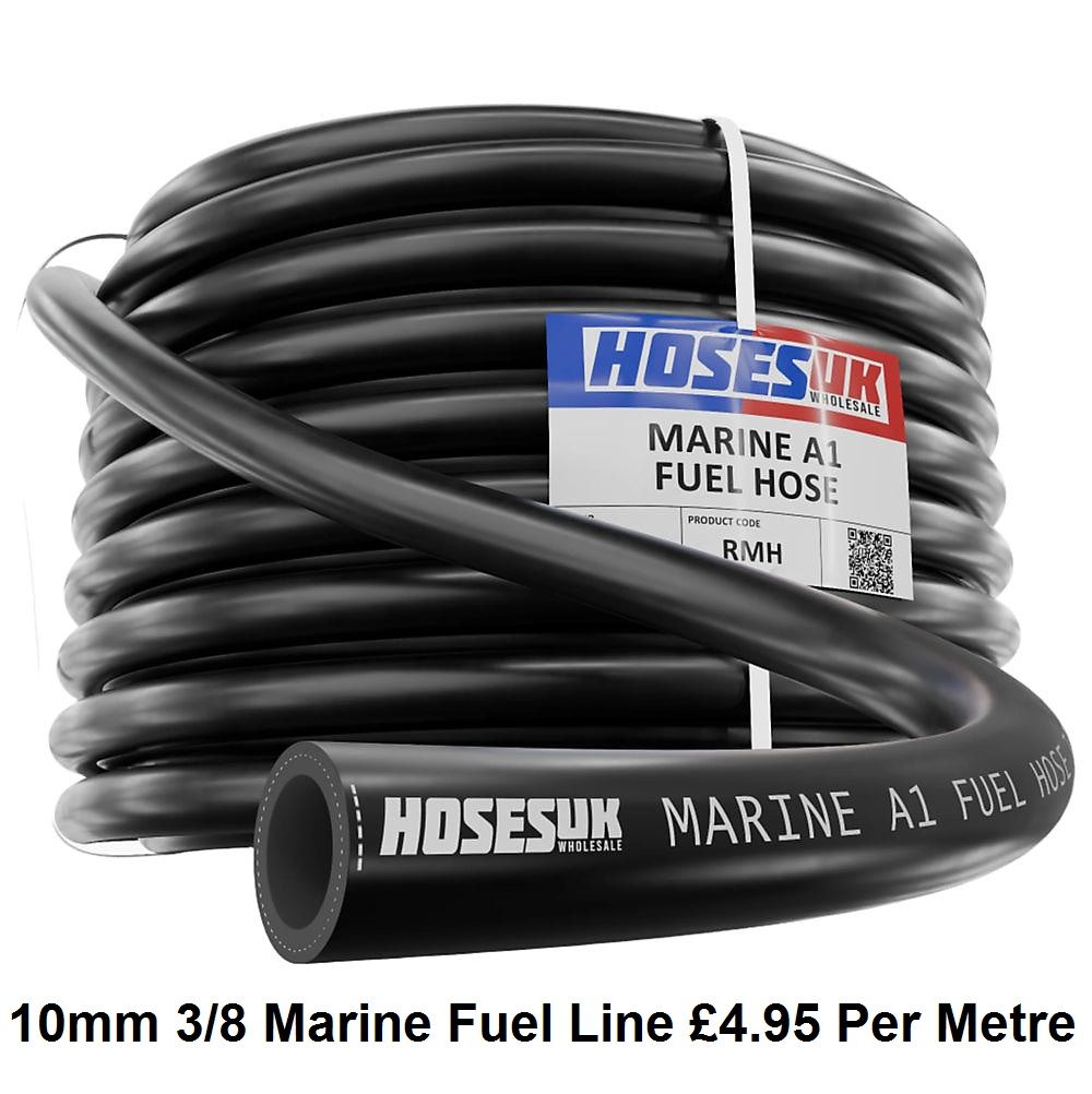 10mm 3/8" Marine Fuel Line Hose