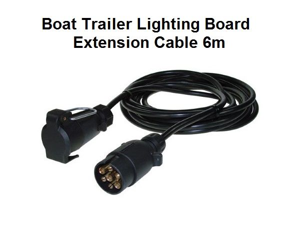 Boat Trailer Lighting Board Extension Cable 6m