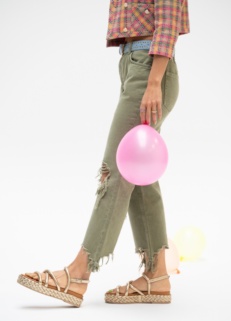 DWRS Cyprus sandaal champagne