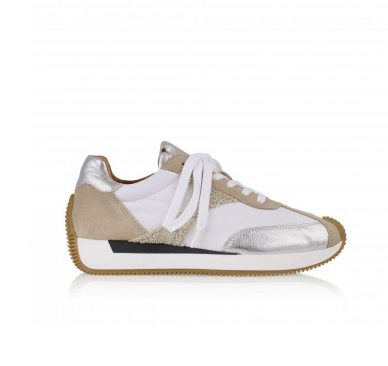 DWRS Scobey sneaker terry white sand