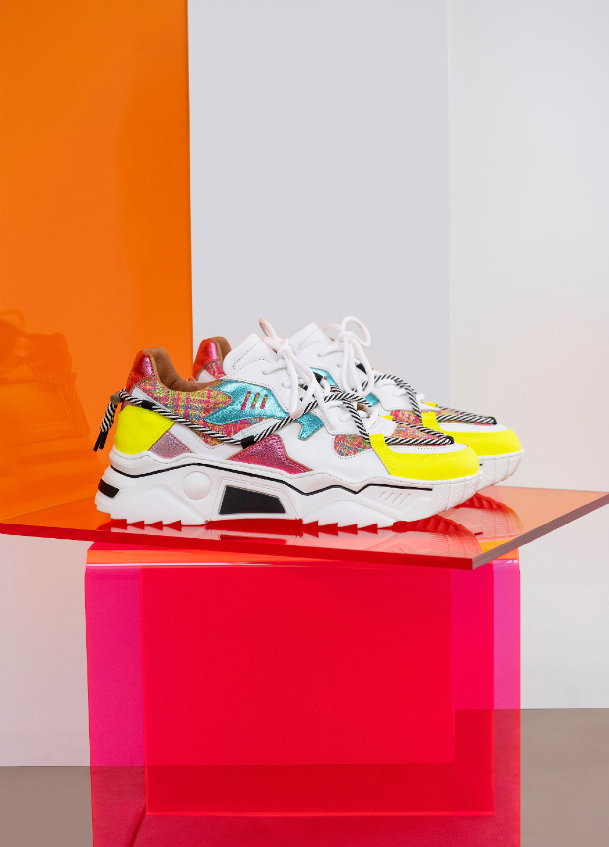 Jupiter tweed pink yellow DWRS