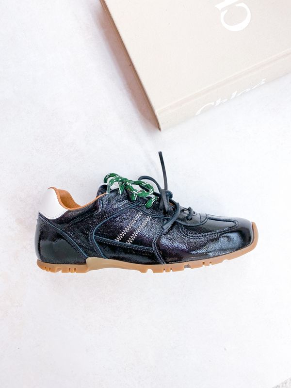 DWRS Bay sneaker black verniz